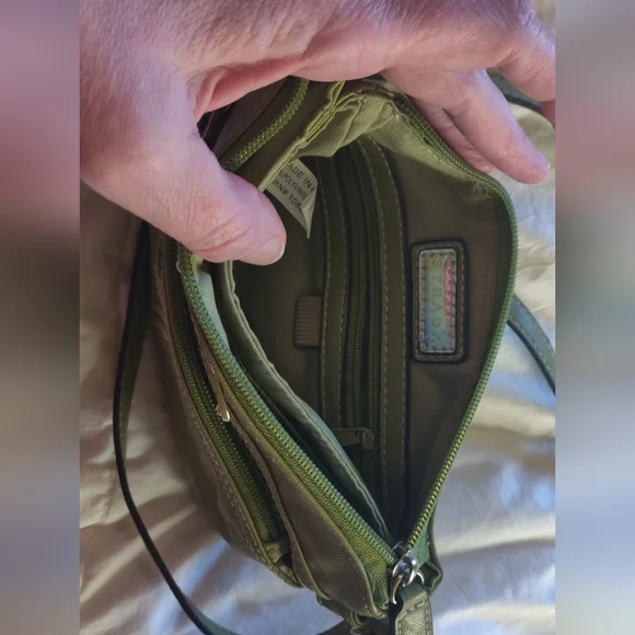 Olive Green Crossbody Bag - Picture 9 of 12